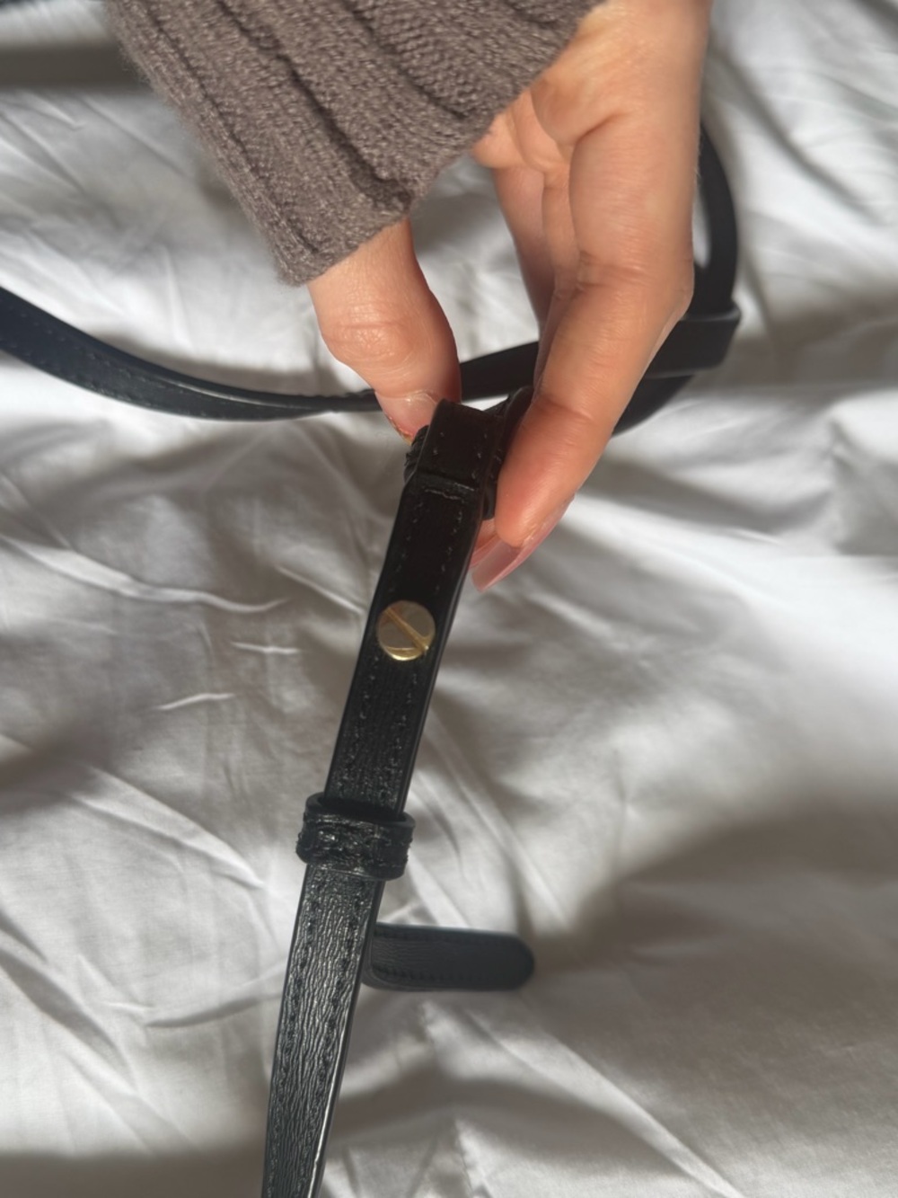 Tory Burch Black Leather Crossbody Wallet - Picture 5 of 7